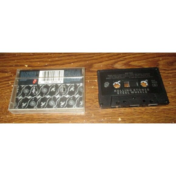 The Rolling Stones - Steel Wheels on cassette ( 1989, CBS Records) - Picture 2 of 4